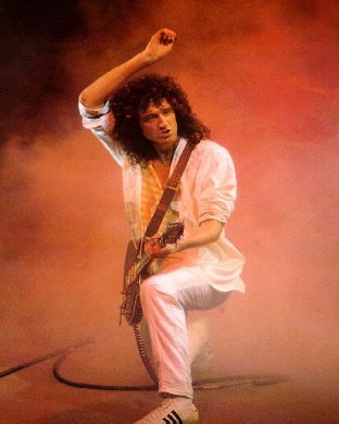 Brian on his knees working it out.. oh yeahh!!